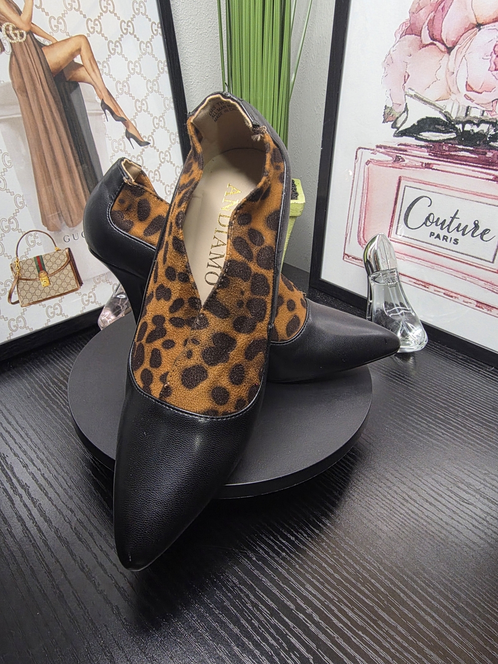Andiamo Leopard Stilletto Heels - Picture 5 of 7